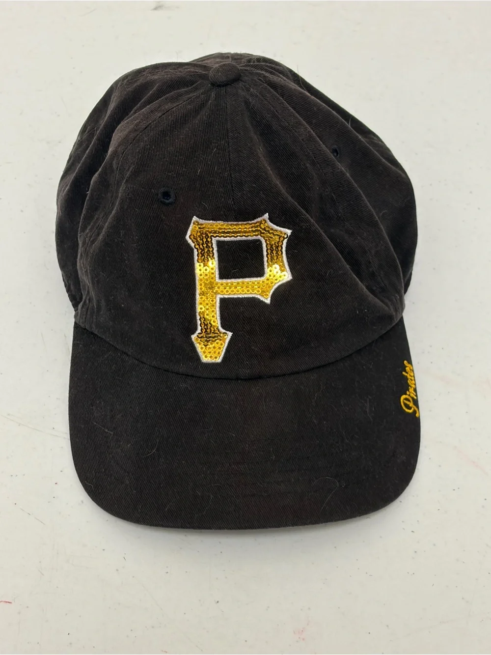 47 Brand Black and Gold Pittsburgh Pirates Corduroy Hat